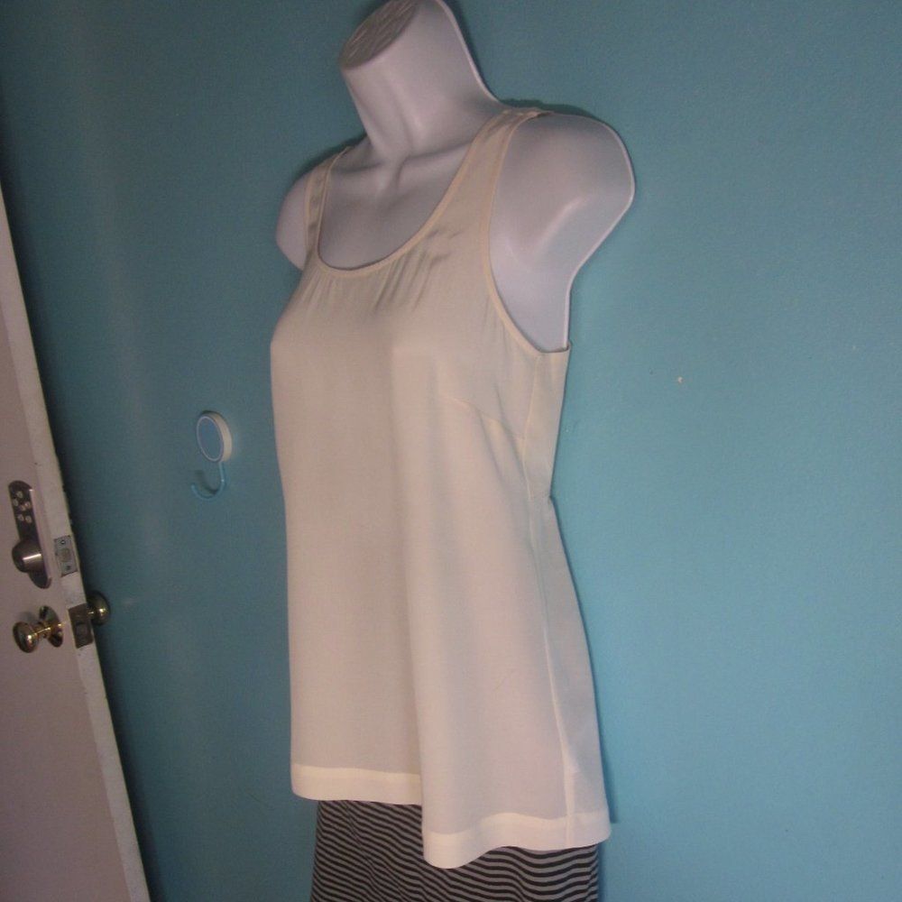 New! Madewell Ivory Silk Tank Top Womens Size Xs Tie Back New With Tags